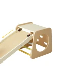 CLASSIC WORLD Drewniany Zestaw Wspinaczkowy Trójkąt Montessori 5w1 - Plac Zabaw Siłownia Indoor dla Dzieci