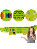 VIGA Tablica Sensoryczna Manipulacyjna Krokodyl Certyfikat FSC Montessori