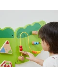 VIGA Tablica Sensoryczna Manipulacyjna Krokodyl Certyfikat FSC Montessori