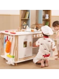 VIGA Centrum Domowe 3w1 z Akcesoriami - Nauka i Zabawa dla Dzieci