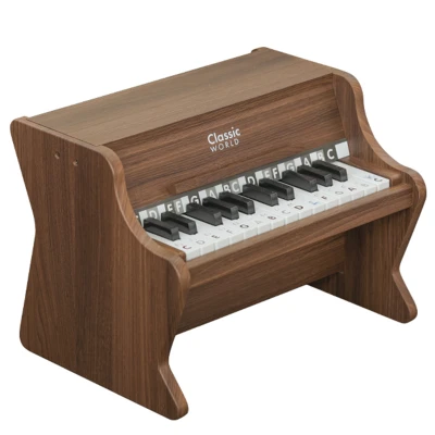CLASSIC WORLD Drewniane Pianino Klasyczne + Książeczka do Nauki