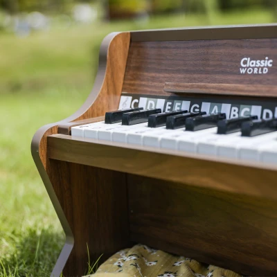 CLASSIC WORLD Drewniane Pianino Klasyczne + Książeczka do Nauki