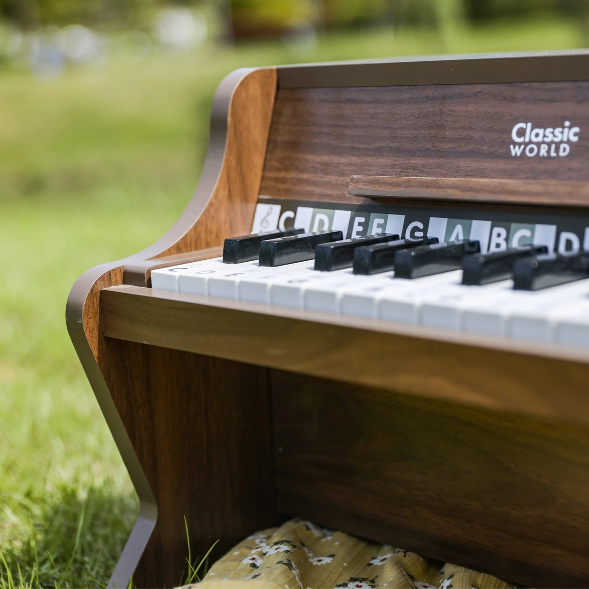 CLASSIC WORLD Drewniane Pianino Klasyczne + Książeczka do Nauki