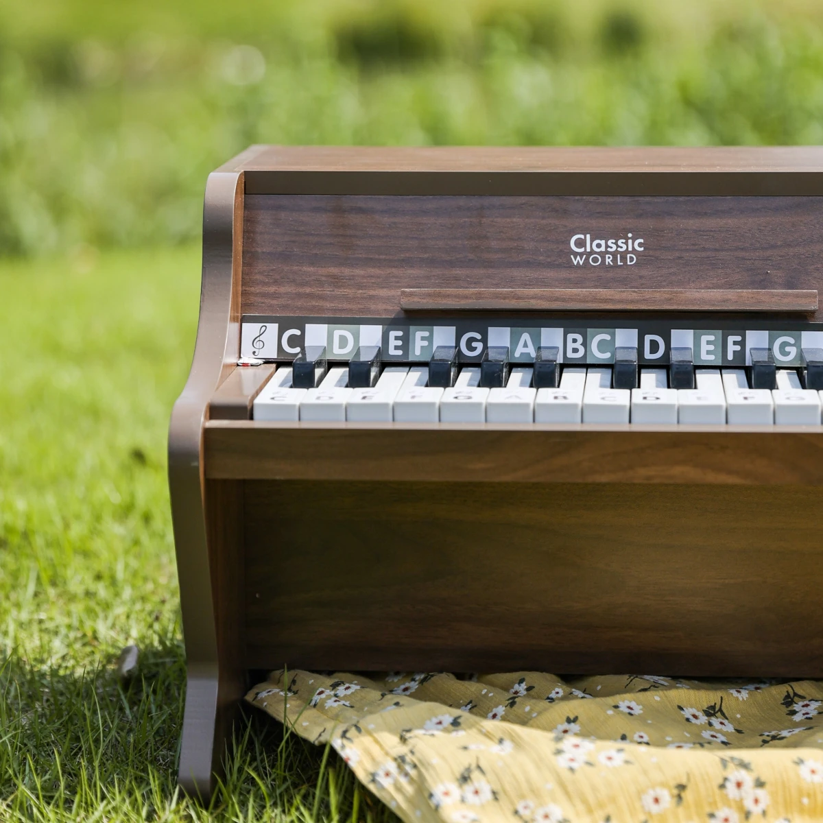 CLASSIC WORLD Drewniane Pianino Klasyczne + Książeczka do Nauki