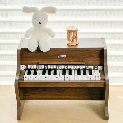 CLASSIC WORLD Drewniane Pianino Klasyczne + Książeczka do Nauki