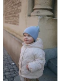 ELODIE DETAILS czapka zimowa Furry Knit Beanie Blueberry Bliss 6-12 m-cy