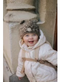ELODIE DETAILS czapka zimowa Furry Knit Beanie Le Leopard 1-2 lata