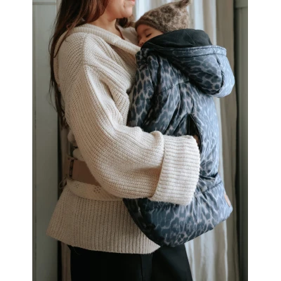 ELODIE DETAILS czapka zimowa Furry Knit Beanie Le Leopard 1-2 lata