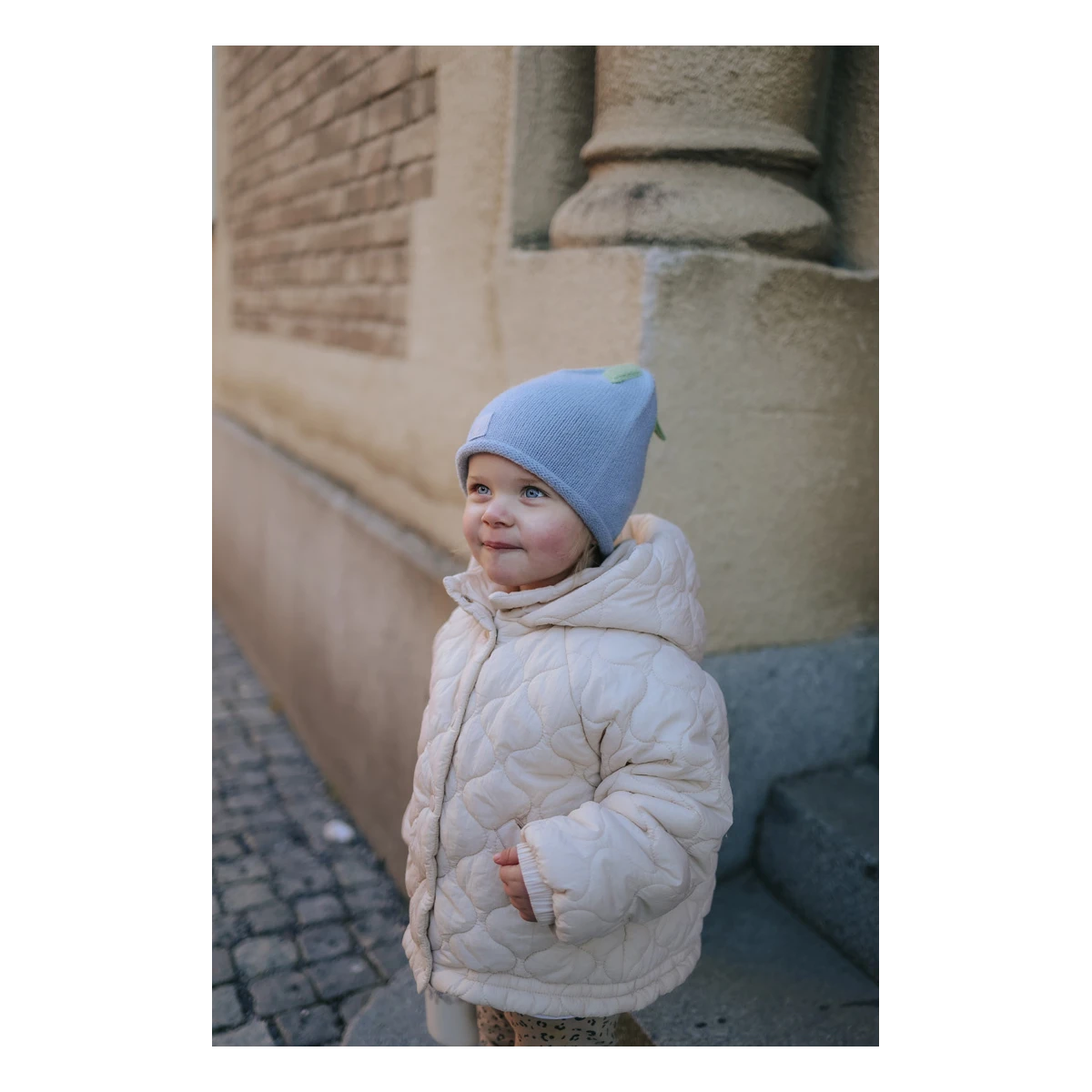 ELODIE DETAILS czapka zimowa Furry Knit Beanie Blueberry Bliss 3-100 lat