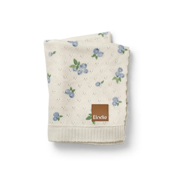 ELODIE DETAILS kocyk ażurowy Pointelle Blueberry Bliss