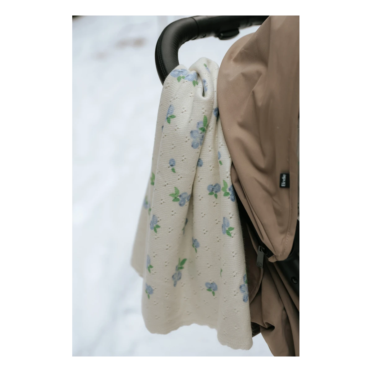 ELODIE DETAILS kocyk ażurowy Pointelle Blueberry Bliss