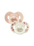 ELODIE DETAILS smoczek silikonowy 0-6 m Binky Bundle Petit River Rose 2 sztuki