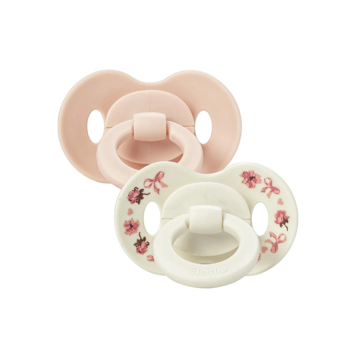 ELODIE DETAILS smoczek silikonowy 0-6 m Binky Bundle Petit River Rose 2 sztuki