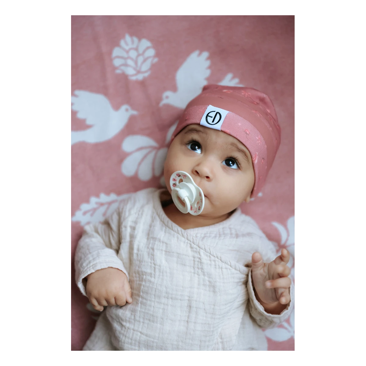 ELODIE DETAILS smoczek silikonowy 0-6 m Binky Bundle Petit River Rose 2 sztuki