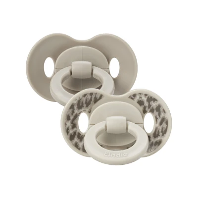 ELODIE DETAILS smoczek silikonowy 0-6 m Binky Bundle Le Leopard 2 sztuki
