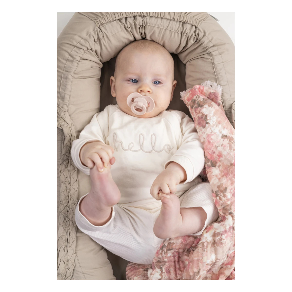 ELODIE DETAILS smoczek silikonowy 0-6 m Binky Bundle Petit River Rose 2 sztuki