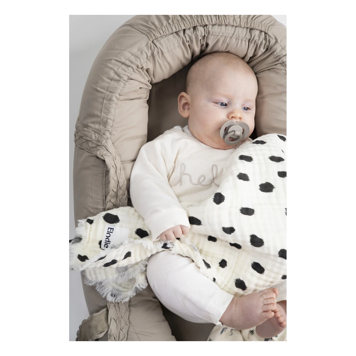 ELODIE DETAILS smoczek silikonowy 0-6 m Binky Bundle Le Leopard 2 sztuki