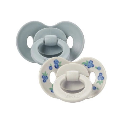ELODIE DETAILS smoczek silikonowy 0-6 m Binky Bundle Blueberry Bliss 2 sztuki