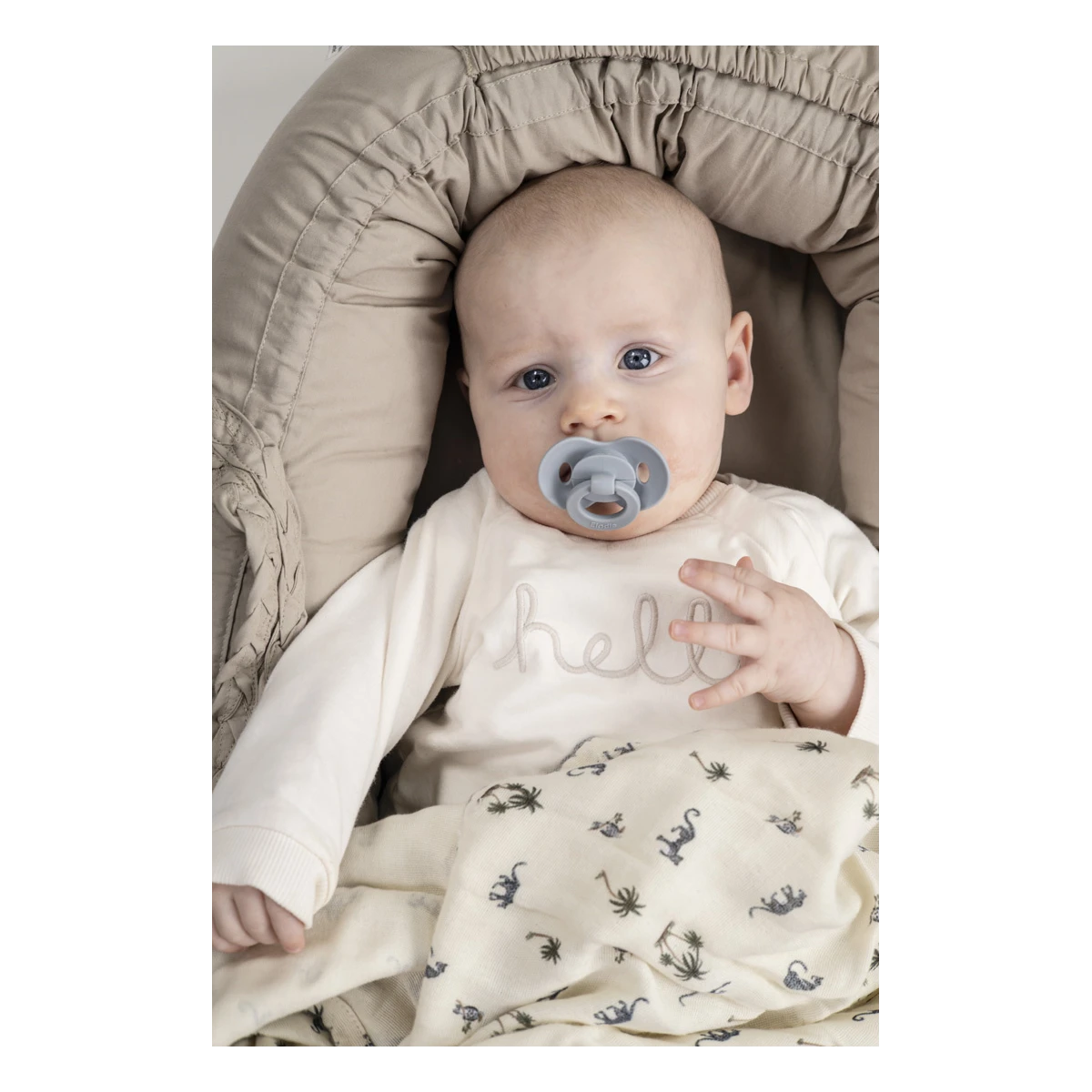 ELODIE DETAILS smoczek silikonowy 0-6 m Binky Bundle Blueberry Bliss 2 sztuki
