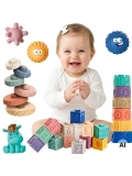 Klocki sensoryczne 27 el. Woopie Baby | Pan Piksel