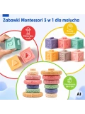 WOOPIE BABY Miękkie Klocki Sensoryczne Gryzaki 23 el.