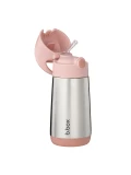 B.BOX Butelka termiczna bidon dla dziecka ze słomką 350 ml Blush Crush
