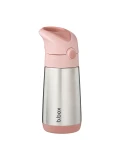 B.BOX Butelka termiczna bidon dla dziecka ze słomką 350 ml Blush Crush