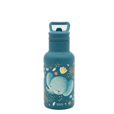 SASSI EDITORE Butelka termiczna 350 ml Słonik SASSI