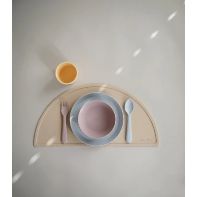 Mushie Sztućce dla dzieci łyżka i widelec Blush