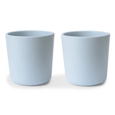 Mushie Kubeczki dla dzieci 225 ml 2-pak Powder Blue