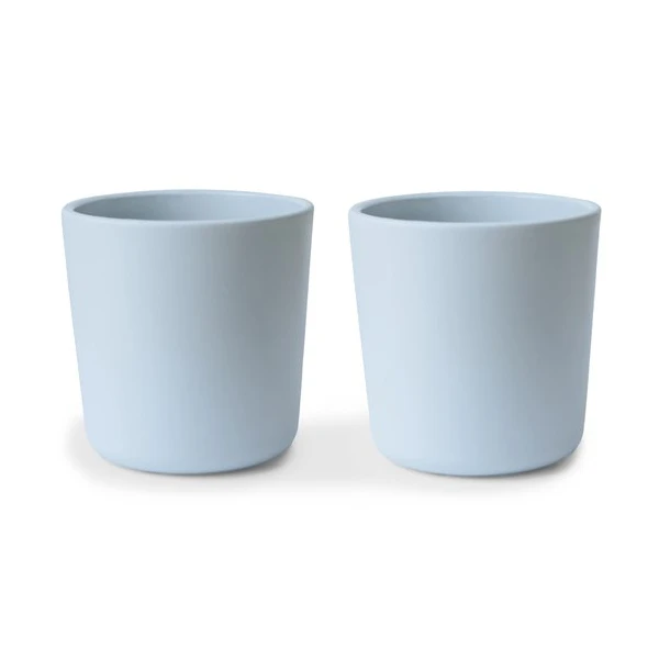 Mushie Kubeczki dla dzieci 225 ml 2-pak Powder Blue