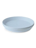 Mushie Talerzyki dla dzieci okrągłe 2-pak Powder Blue