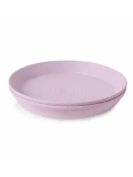 Mushie Talerzyki dla dzieci okrągłe 2-pak Soft Lilac