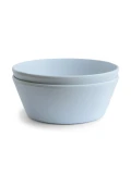 Mushie Miseczki dla dzieci okrągłe 2-pak Powder Blue