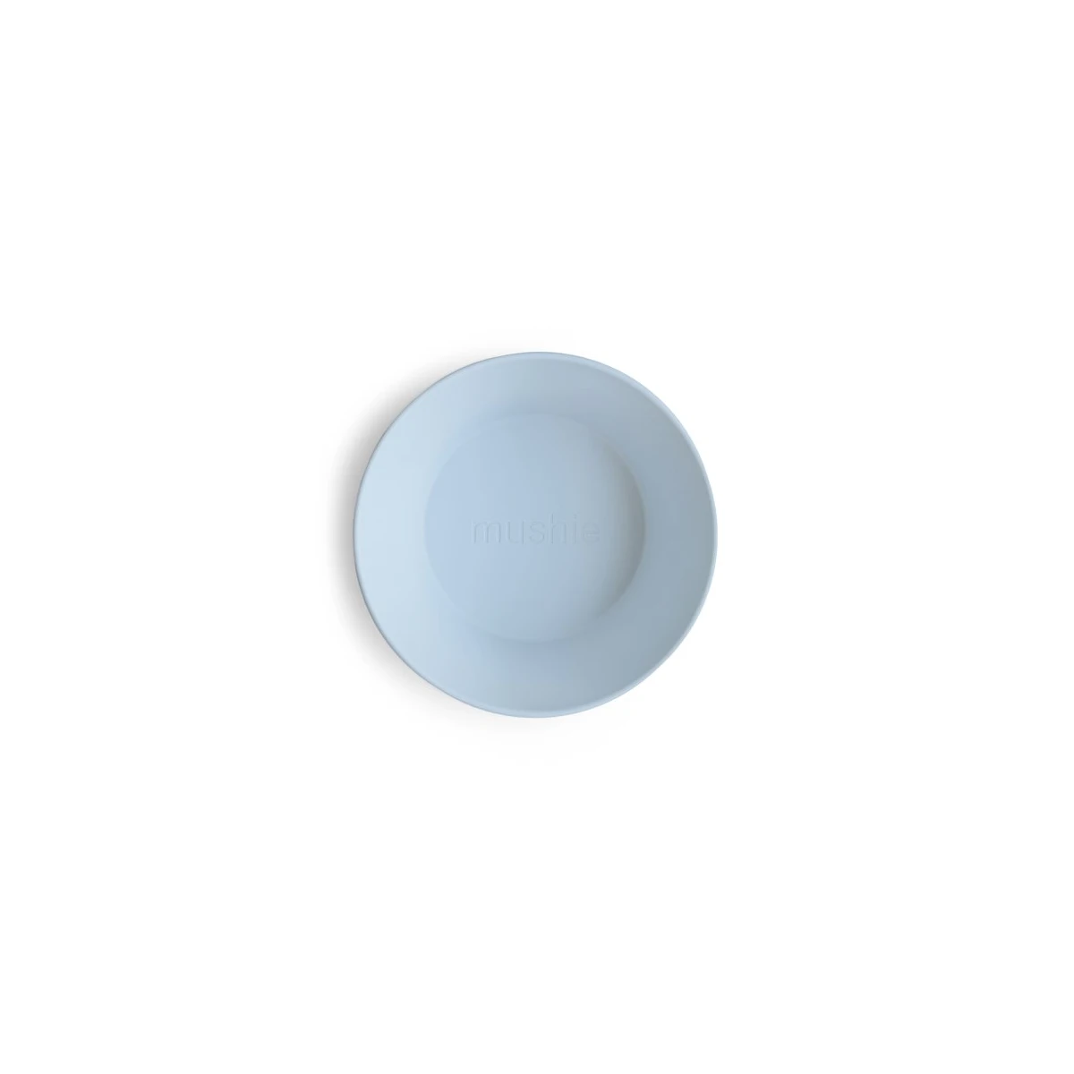 Mushie Miseczki dla dzieci okrągłe 2-pak Powder Blue