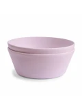 Mushie Miseczki dla dzieci okrągłe 2-pak Soft Lilac