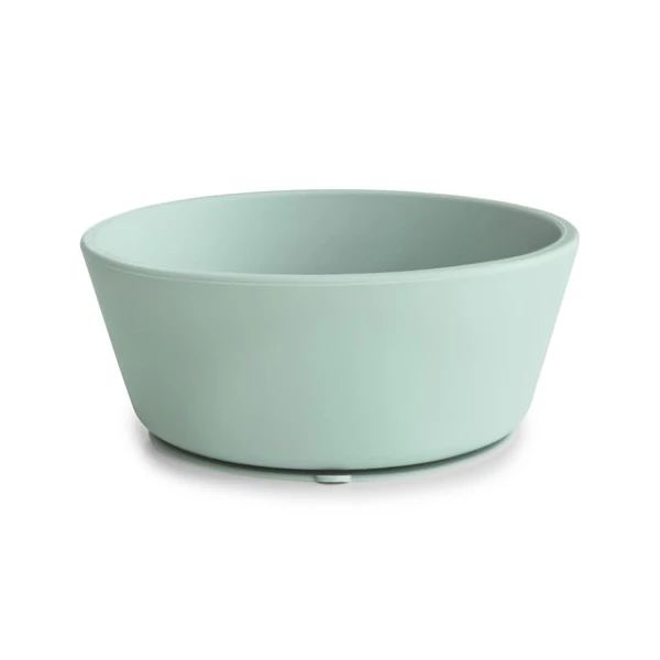 Mushie Silikonowa Miseczka dla Dziecka Cambridge Blue