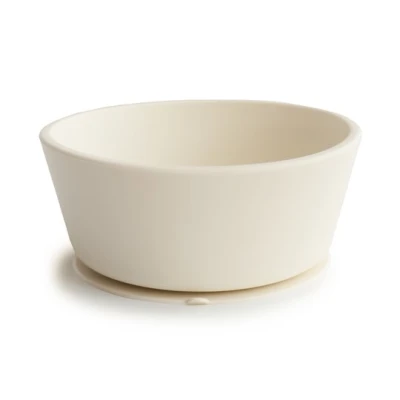 Mushie Silikonowa Miseczka dla Dziecka Ivory