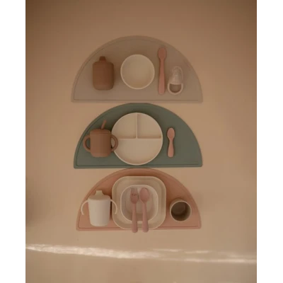 Mushie Silikonowa Miseczka dla Dziecka Ivory