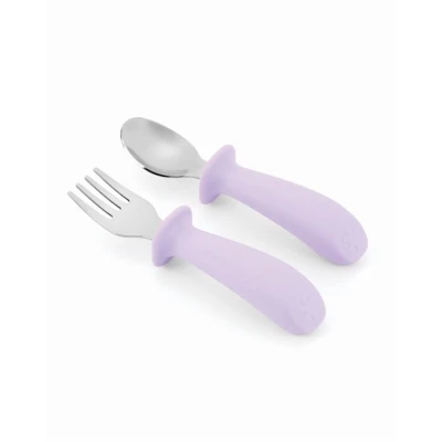 Skip Hop Sztućce dla Dzieci Widelec i Łyżeczka Purple Besties Squ