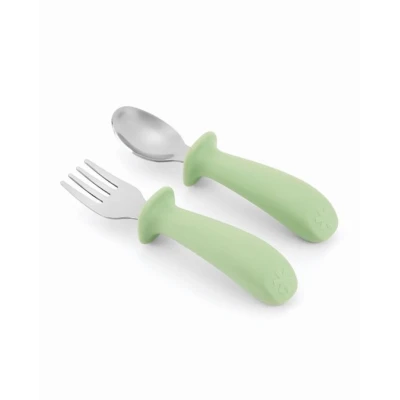 Skip Hop Sztućce dla Dzieci Widelec i Łyżeczka Green Besties Squa