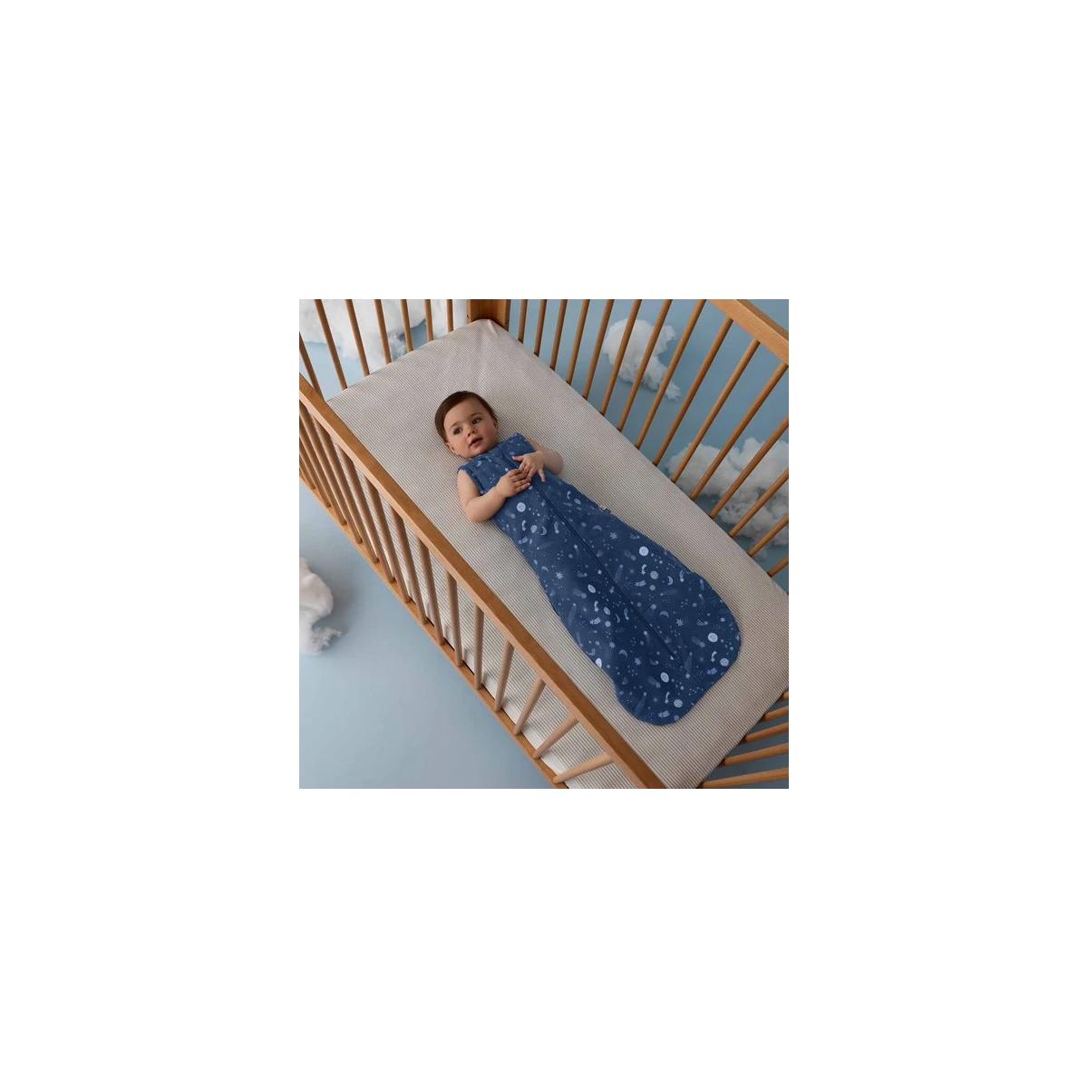 ergoPouch Śpiworek Jersey do Spania dla Dziecka 3-12M 1.0TOG Star