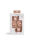 FRIGG Zestaw startowy: 4 smoczki uspokajające Floral Heart Blus