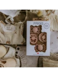 FRIGG Zestaw startowy: 4 smoczki uspokajające Floral Heart Blus