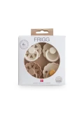 FRIGG Smoczki uspokajające zestaw 4 szt. silikon 6-18m Snowflake