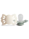 FRIGG Lucky Smoczek symetryczny 2-pak silikon 0-6m Cream / Sage
