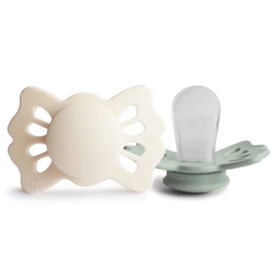 FRIGG Lucky Smoczek symetryczny 2-pak silikon 0-6m Cream / Sage