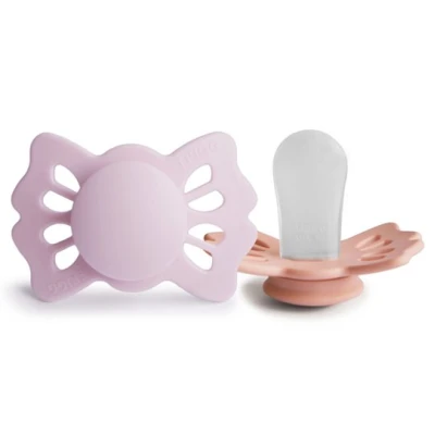 FRIGG Lucky Smoczek symetryczny 2-pak silikon 0-6m Soft Lilac / P