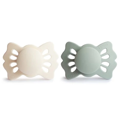 FRIGG Lucky Smoczek symetryczny 2-pak silikon 0-6m Cream / Sage