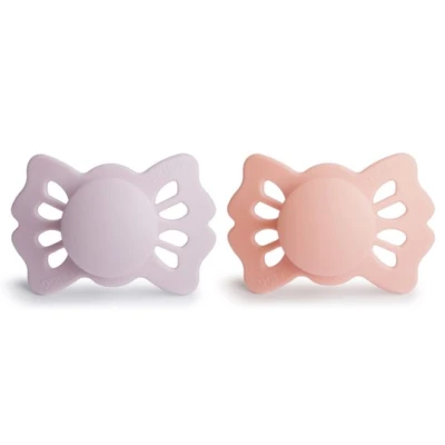 FRIGG Lucky Smoczek symetryczny 2-pak silikon 0-6m Soft Lilac / P